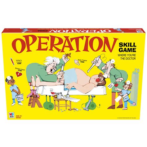 Operation Electronic Board Game, Family Games for Kids Ages 6+, Kids