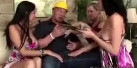 Construction Man Works On A Horny Group Of Cougars Cunts Tnaflix