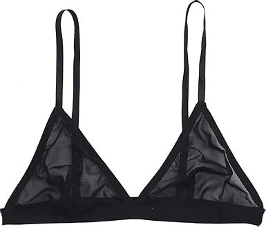 Freebily Damen Mesh Bh B Stenhebe Transparent T Ll Bralette Bra Ohne B Gel Dessous Lingerie