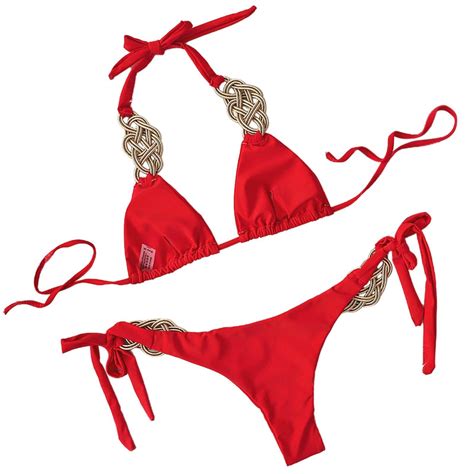 Floleo Swimsuits For Women Plus Clearance Girl Women S Fashion Soild Bikini Set Swimsuit Two