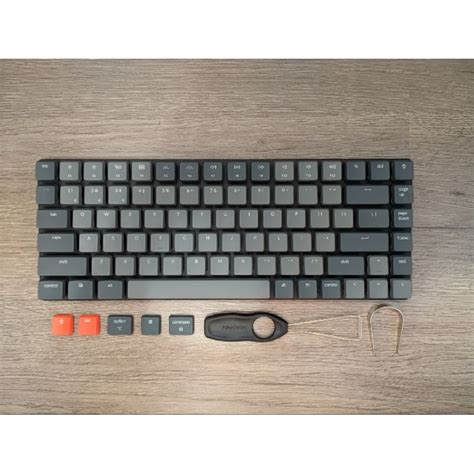 Jual Keychron K V Hot Swappable White Backlight Low Profile Optical Switch Mint Blue