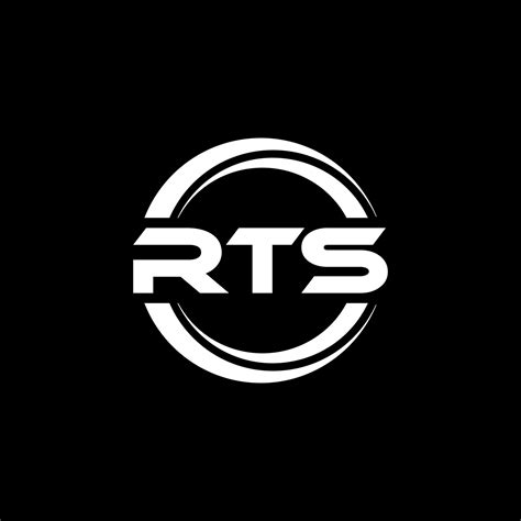 rts letra logo diseño en ilustración. vector logo, caligrafía diseños ...