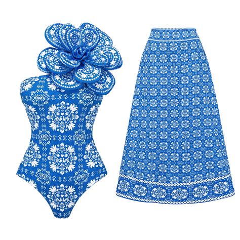 Herrnalise Swimsuits For Women One Piece Swimsuit With Matching Cover Ups Floral Bikini High Cut