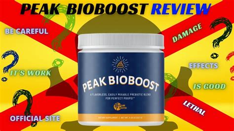 【are You Over 30 Years Old】peak Bioboost Prebiotic Really Works Peak