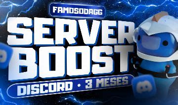 SERVER BOOST IMPULSOS DISCORD 3 MESES Discord Nitro E Impulsos