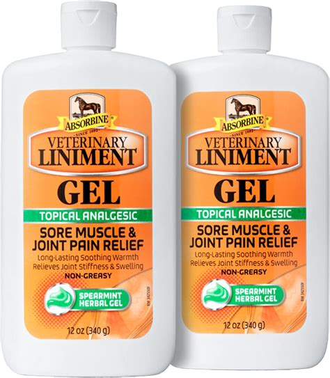 Absorbine Veterinary Liniment Gel 12 Ounce By Absorbine