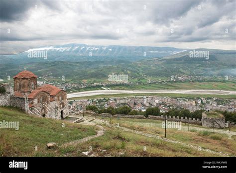 Albania Balkan Peninsula Berat Castle Stock Photo Alamy