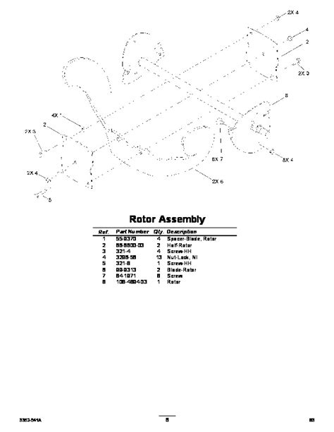 Toro Power Clear 38584 Snow Blower Parts Manual 2011