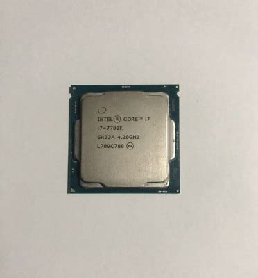 Intel Core i7-7700K 4.2GHz Socket LGA1151 CPU Processor 741866262606 | eBay
