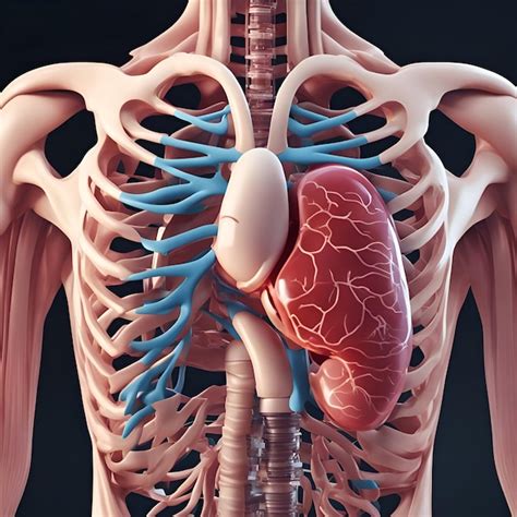 Ilustración 3D de la anatomía del cuerpo humano del sistema digestivo