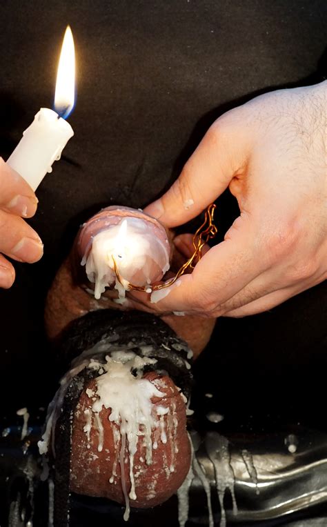 Cbt Hot Wax In Urethra Candle Making And Burning Flames Foto Boyfriendtv