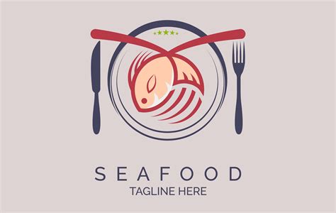 Fish Seafood Restaurant Logo Vector Graphic by lordottoriCreative