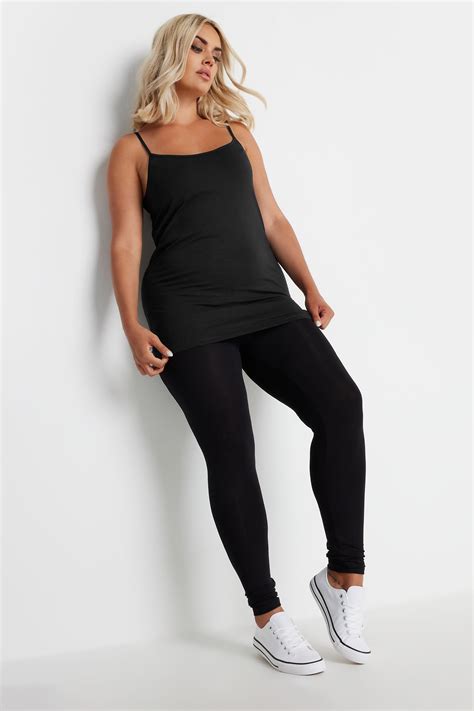 YOURS Plus Size 3 PACK Nude Black Cami Tops Yours Clothing