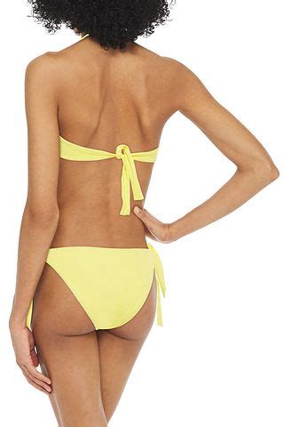 La Perla Sequin Embellished Halterneck Bikini Top The Outnet