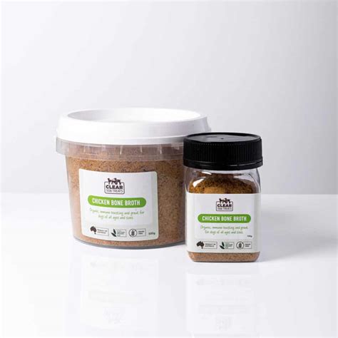 Organic Bone Broth For Dogs Chicken Clear Dog Treats