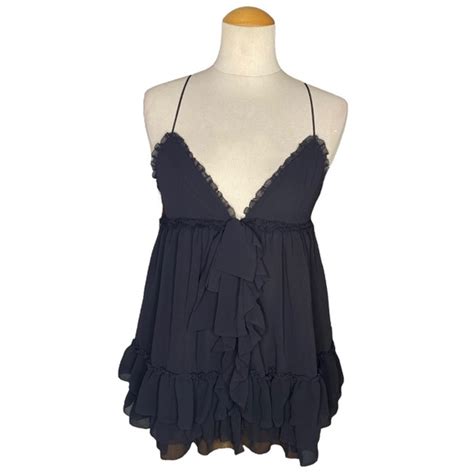 Victoria S Secret Intimates Sleepwear Vintage Victorias Secret Babydoll Lingerie Black