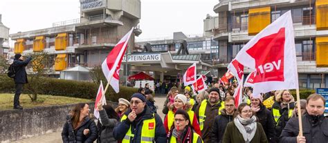 Verdi Streik Am Ukgm Gie En Und Marburg Besch Ftigte Im Ausstand