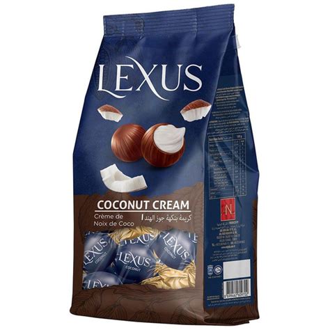 Конфеты LEXUS Coconut из молочного шоколада с кокосовым кремом 200г ...