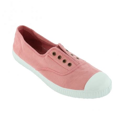 Dora Nude Women Dora Plimsolls Victoria Slip On Lace Up Plimsolls