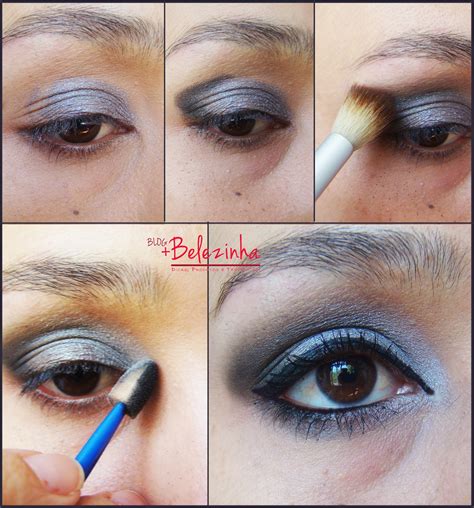 Mais Belezinha Maquiagem Prata Com Preto