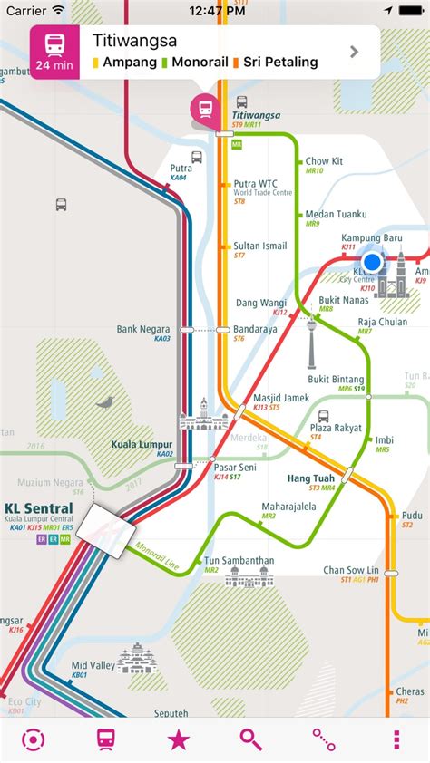 iPhone 용 Kuala Lumpur Rail Map Lite 다운로드