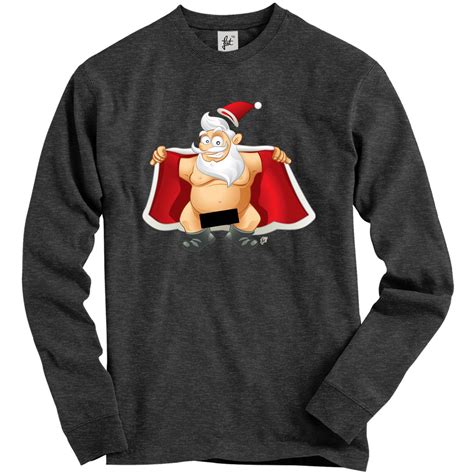 Funny Flashing Naked Nude Christmas Santa Claus Adult Christmas Jumper EBay