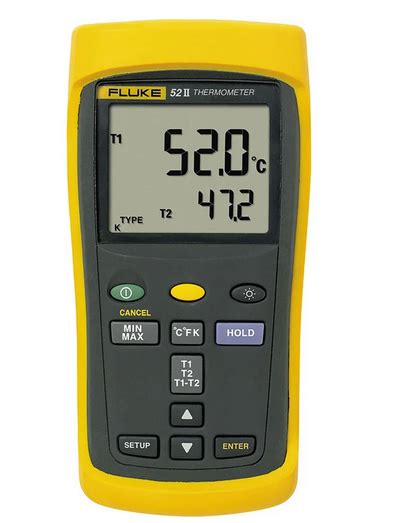 Fluke Ii Dual Probe Digital Thermometer Presidium Ph