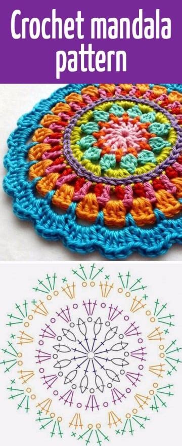 Como Hacer Mandalas Tejidos Al Crochet Para Decoraciones