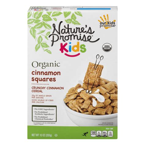 Save On Natures Promise Kids Cereal Cinnamon Squares Organic Order