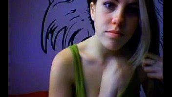 Blonde Teen Shows Her Natural Tits On Webcam XNXX