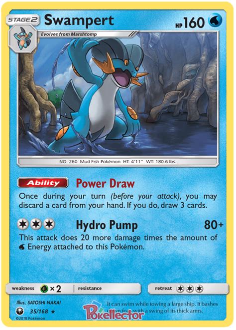 Swampert Celestial Storm 35 Pokemon Card
