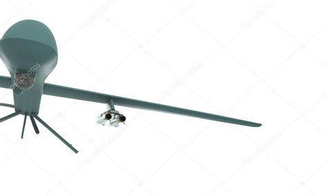Predator Drone Isolated On White Stock Photo By ©chupi 48024421