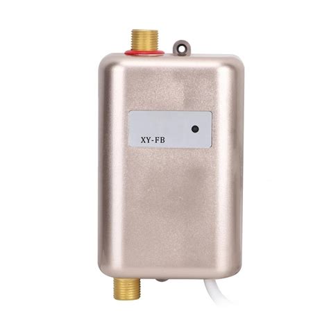 W Electric Water Heater Instantaneous Tankless Instant Hot Water Heater Kitchen Bathroom