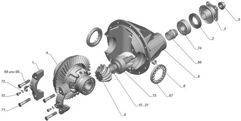Ремонт редуктора заднего моста газель