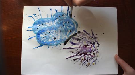 Кляксография - YouTube