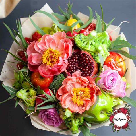 Съедобные букеты в Москве. Купить вкусные букеты с доставкой недорого