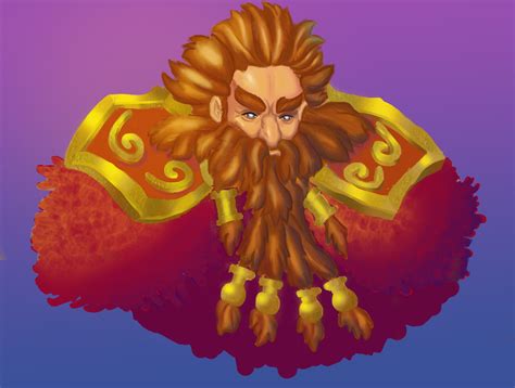 ArtStation - богатый гном фентези