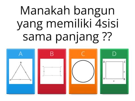 Kuis Bangun Datar Quiz