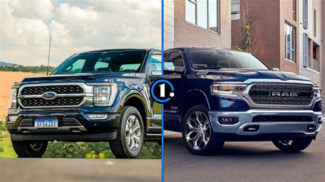 Ram 1500 Limited vs Ford F 150 como é a ficha técnica de cada picape