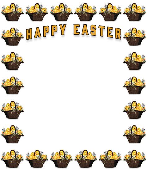 Free Easter Border Clipart Frames Borders