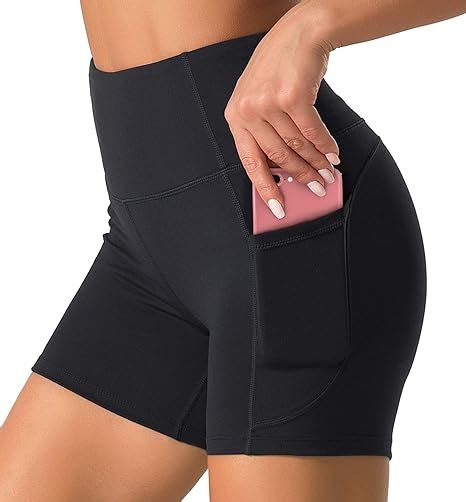 Dragon Fit High Waist Yoga Shorts For Women With 2 Side Pockets Tummy