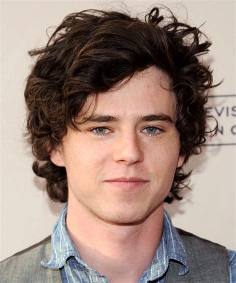 Charlie Mcdermott Medium Wavy Dark Mocha Brunette Hairstyle