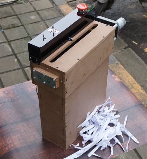 Diy Paper Cutting Paper Shredder Machine Mechanical Project
