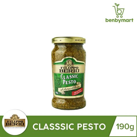 Filippo Berio Classic Pesto 190g | Shopee Philippines