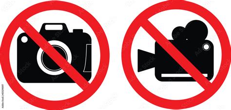 No Photography No Videography Mobile Camera Prohibited Sign