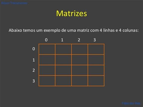 Lógica De Programação Matrizes Visualg