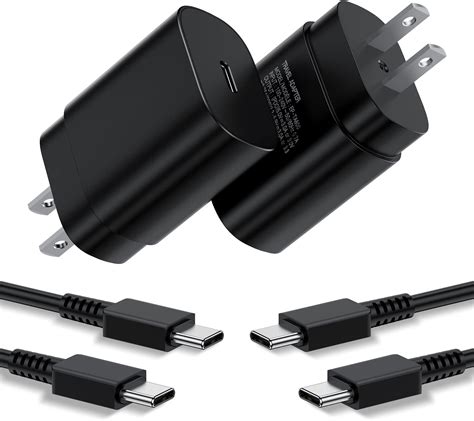 Type C Charger 2 Pack 25w Pd Usb C Wall Charger Super Fast Charging