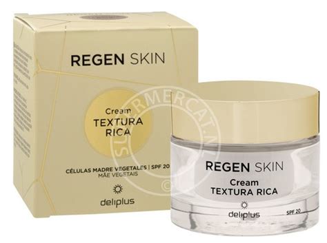 Deliplus Regen Skin Crema Facial Día Textura Rica SPF 20 50ml day cream