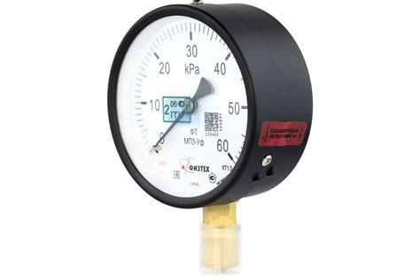 Манометр ПО Физтех, АО МП3-Уф 0-60 кПа кт.1,5 d.100 IP40 M20*1,5 РШ ...
