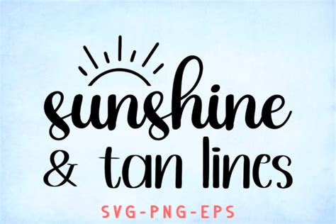 Sunshine And Tan Lines Graphic By Sapphire Art Mart · Creative Fabrica